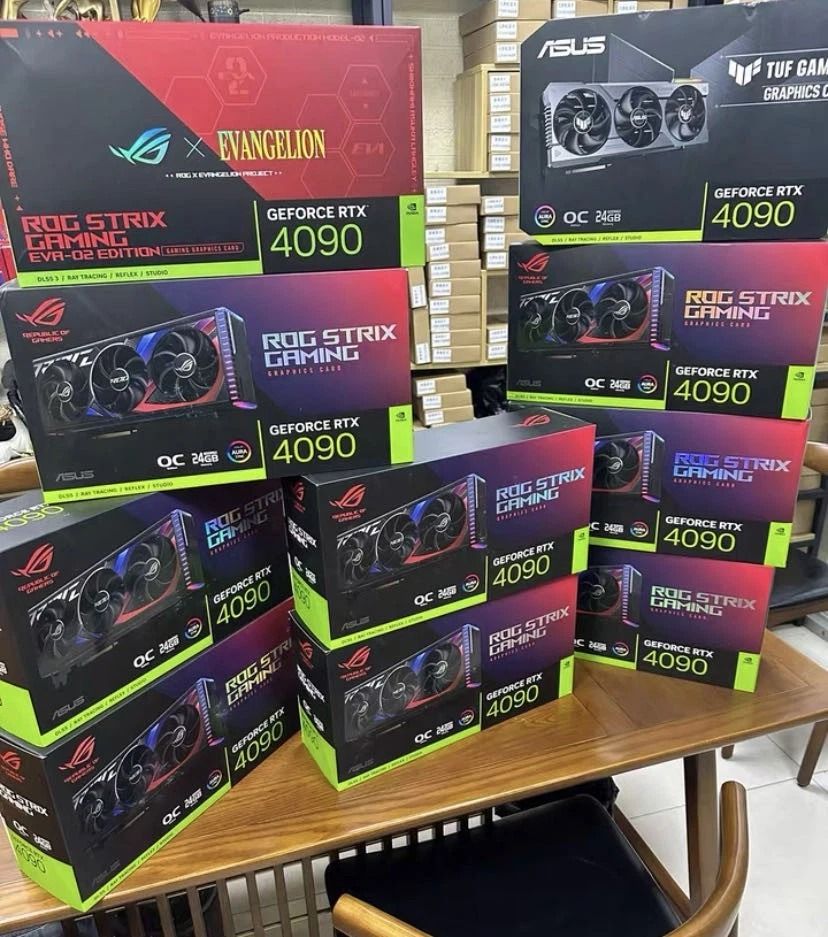 GeForce RTX 5090, RTX 5080, RTX 5070 Ti, RTX 5070, RTX 4090, RTX, fotka 1 z 6