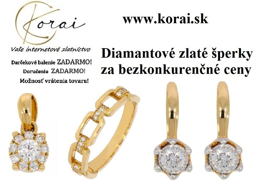 Diamantové zlaté šperky Korai, fotka 1 z 5