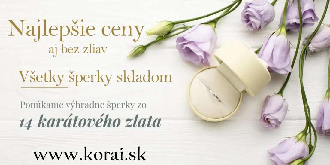 Prekrásne zlaté šperky zo 14 karátového zlata Korai, fotka 1 z 3