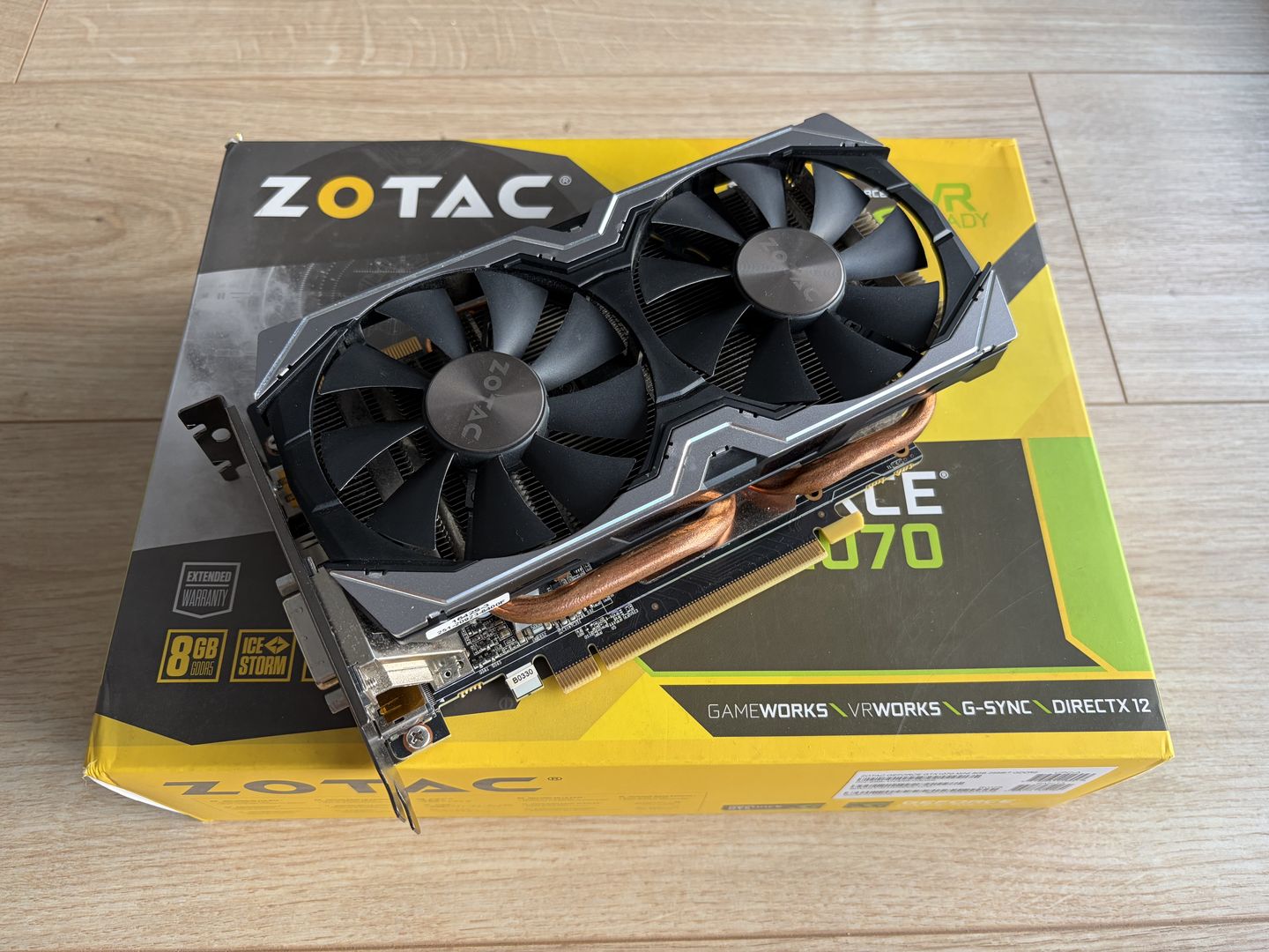 Zotac GeForce GTX 1070 8 GB, fotka 1 z 5