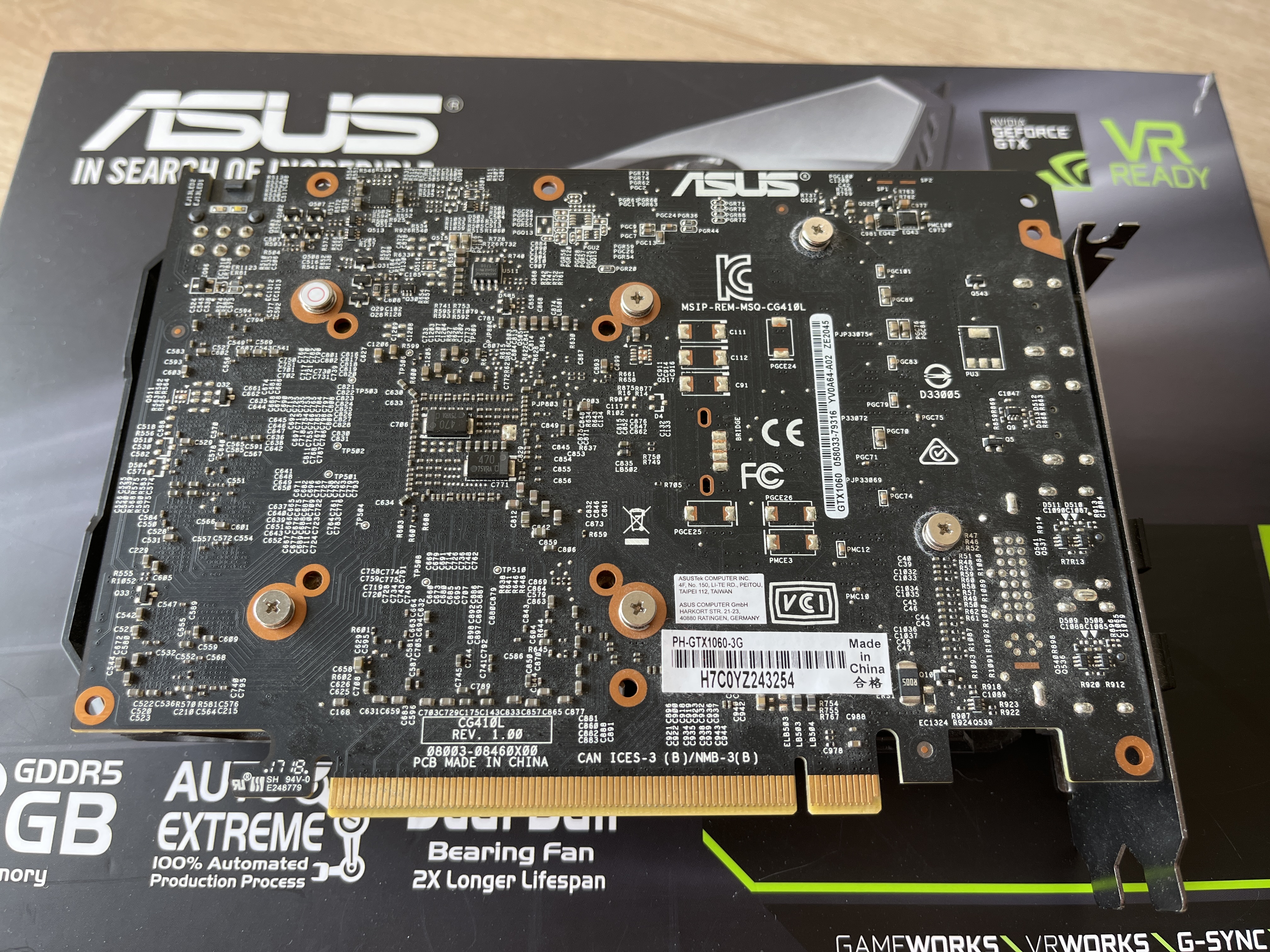 Asus Phoenix GeForce GTX 1060 3GB