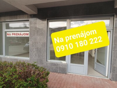 Obchodný priestor - širšie CENTRUM prenájom 70m2 Nové Zámky