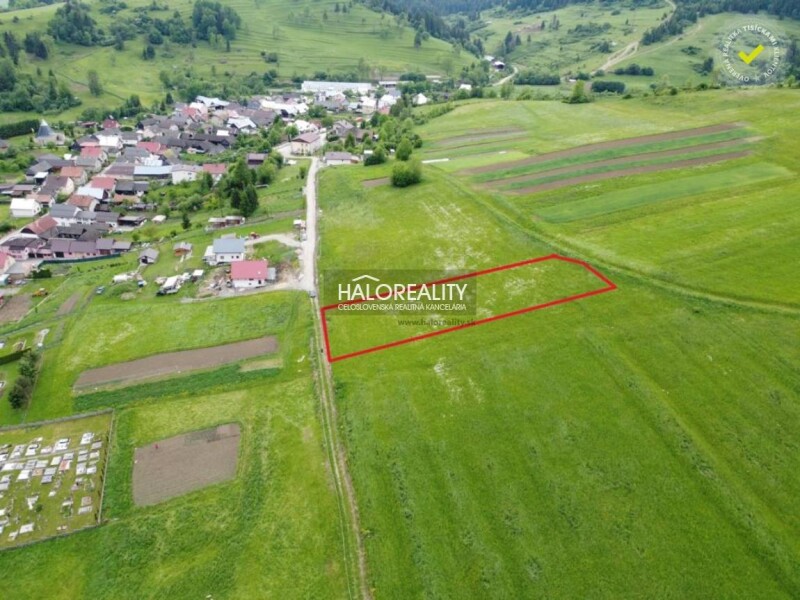 HALO reality - Predaj, pozemok pre rodinný dom 1435 m2 Nižná, čas...