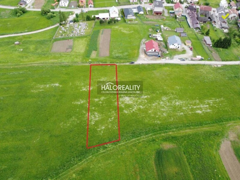 HALO reality - Predaj, pozemok pre rodinný dom 1435 m2 Nižná, čas...