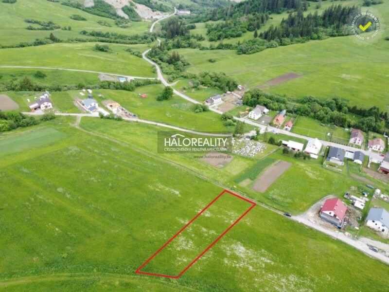 HALO reality - Predaj, pozemok pre rodinný dom 1435 m2 Nižná, čas...