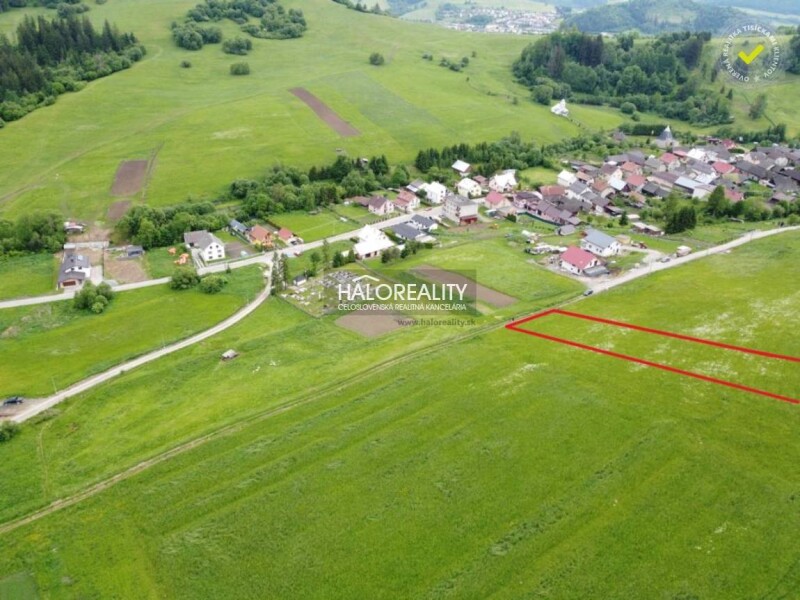 HALO reality - Predaj, pozemok pre rodinný dom 1435 m2 Nižná, čas...