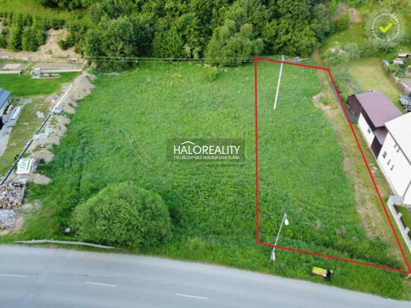 HALO reality - Predaj, pozemok pre rodinný dom 1373 m2 Dlhá nad O...