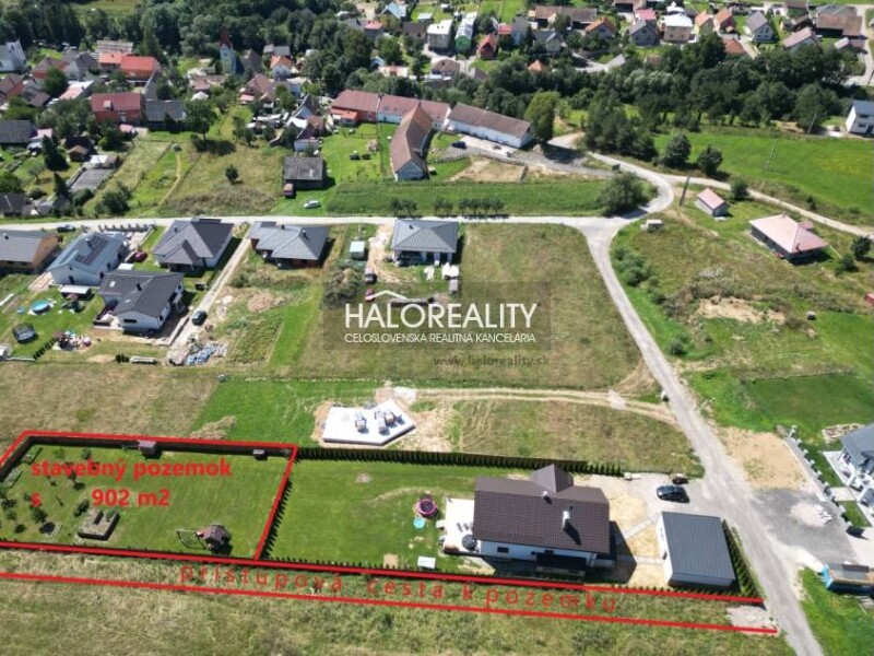 HALO reality - Predaj, pozemok pre rodinný dom 902 m2 Vojňany - E...