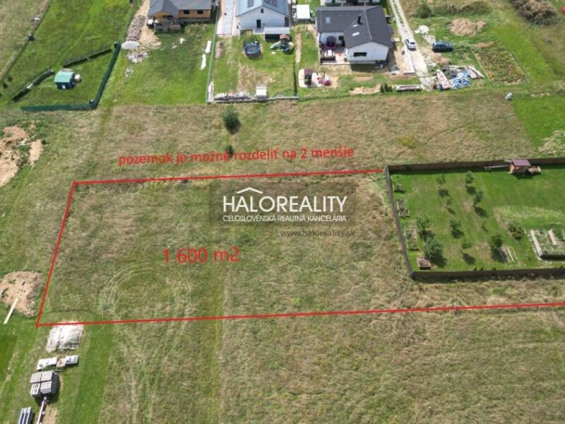 HALO reality - Predaj, pozemok pre rodinný dom 1600 m2 Vojňany - ...