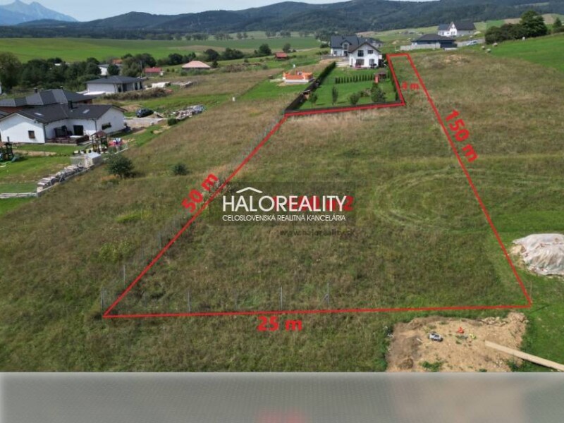 HALO reality - Predaj, pozemok pre rodinný dom 1600 m2 Vojňany - ...