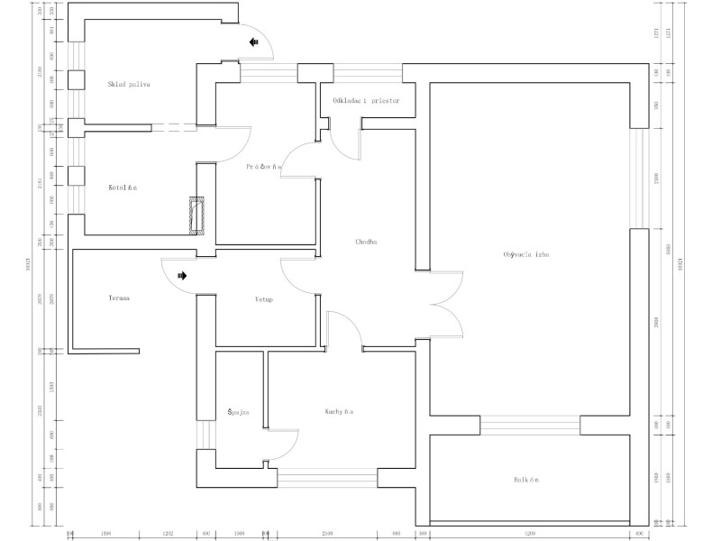 5- izbový rodinný dom s veľkou záhradou v Kriváni na predaj