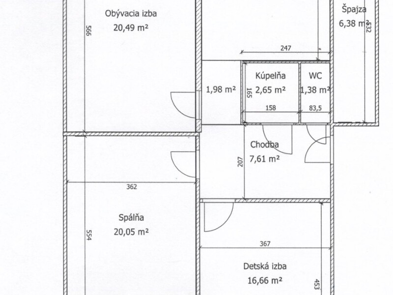 Predám byt 90m2, 3 izbový + lodžia + garáž, slnečný